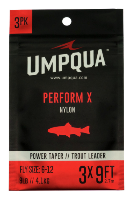 Umpqua Perform X Power Taper Trout Leaders 3 Pack